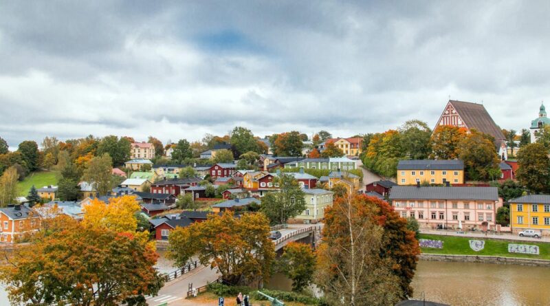 Stadt Porvoo in Finnland