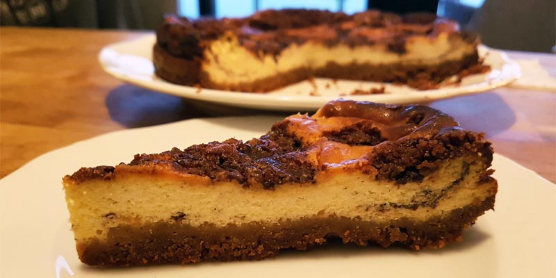 Estnischer Käsekuchen: Quark-Zimt-Marmorkuchen | NORDISCH.info