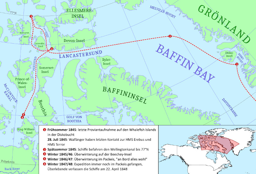 England: Franklin-Expedition John Gregory | NORDISCH.info