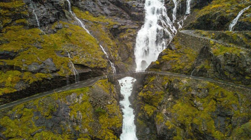 Trollstigen Wasserfall Reiseziel