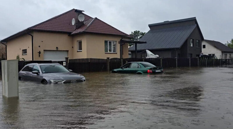 Nach Rekord-Regenfällen: Land unter in Teilen Lettlands