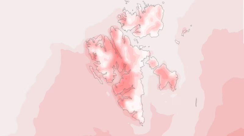 Spitzbergen Temperaturrekord