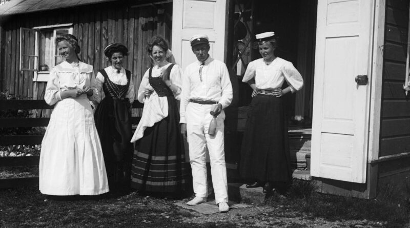 Familie Fager historisches Foto