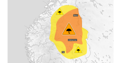 Starkregen Warnung Norwegen