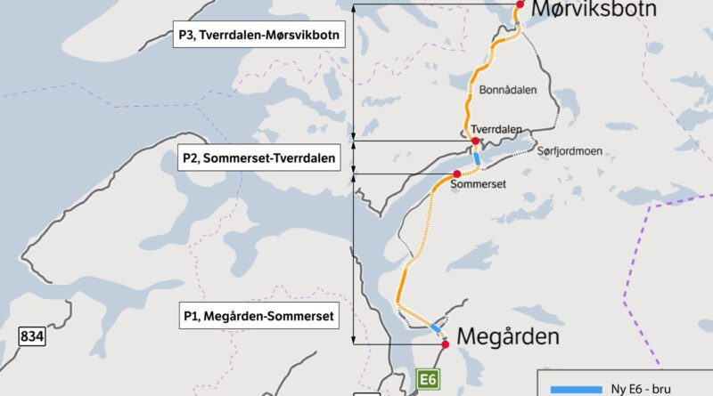 E6 Autobahn in Norwegen