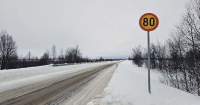 Lappland Tempolimit im Winter