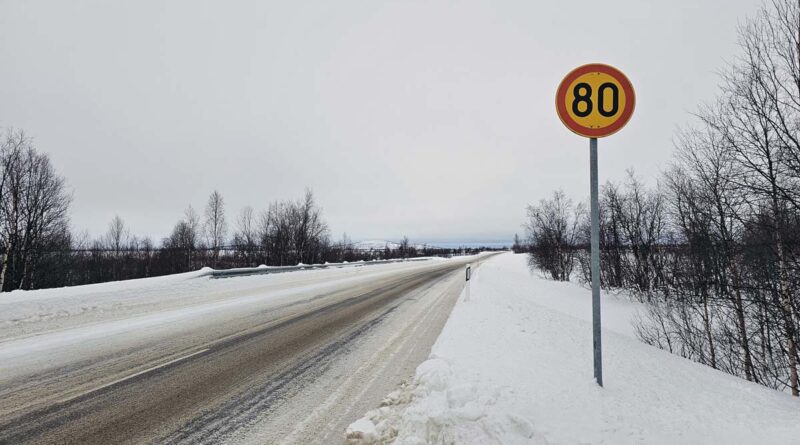 Lappland Tempolimit im Winter