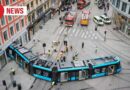 Straßenbahn kracht in Apple-Store im Zentrum von Oslo – (Video)