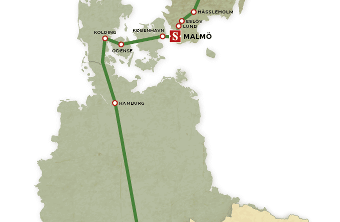 Zugverbindung Österreich Schweden